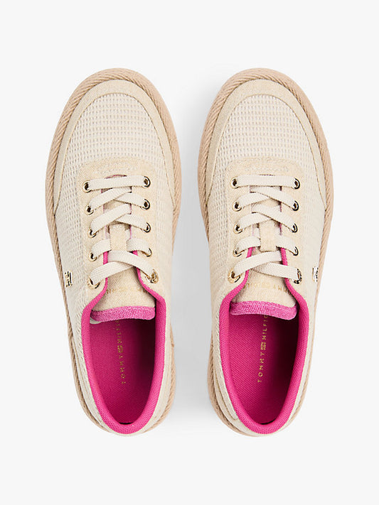 Monogram Canvas Rope Platform Trainers
