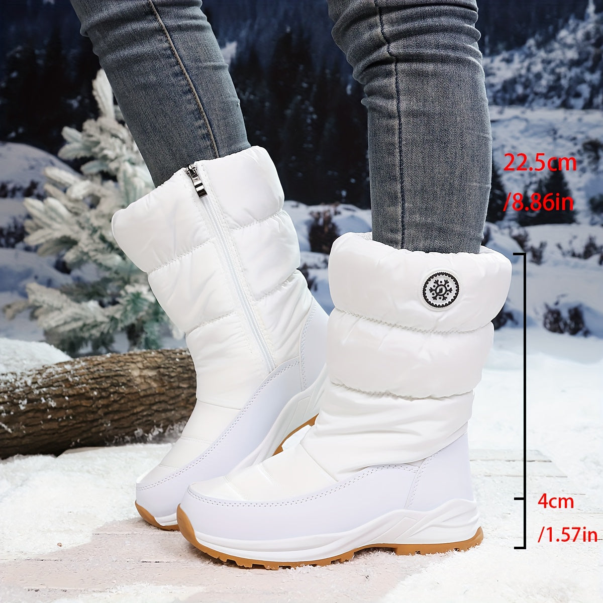 🔥Letzter Tag Promotion 50% RABATT - Damen hochwertige Winter-Schneestiefel (mittelhoch)
