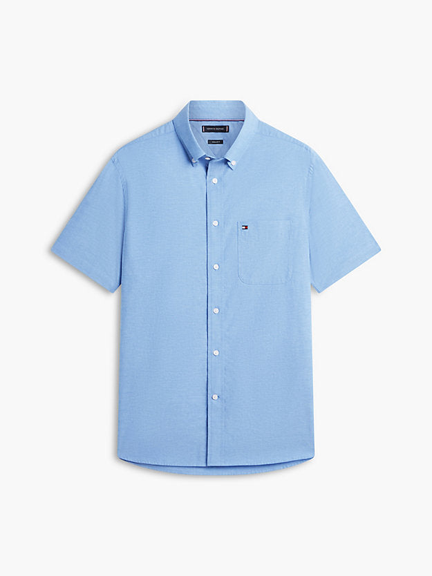 Regular Fit Lightweight Short Sleeve Oxford Shirt