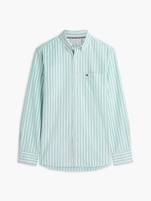 Regular Fit Stripe Oxford Shirt