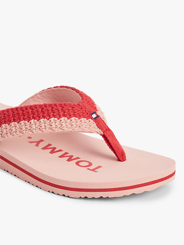 Logo Woven Flip-Flops