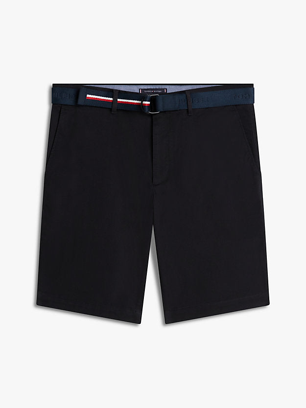Denton Straight Fit Belted Chino Shorts