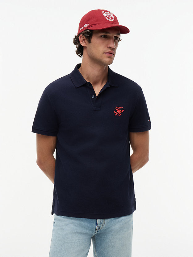 Regular Fit Logo Pique Polo Shirt