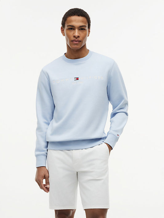 Logo Embroidery Fleece Sweatshirt