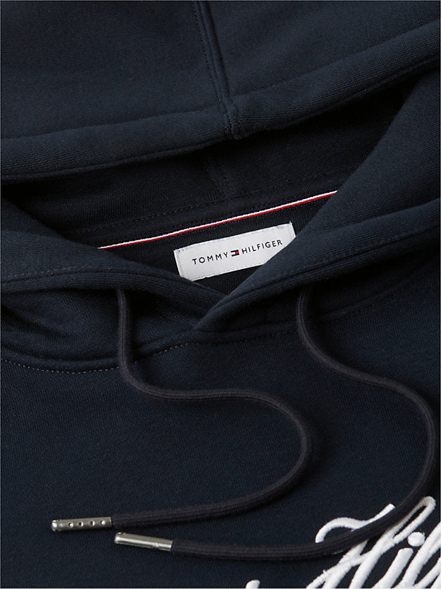 Logo Embroidery Fleece Hoody