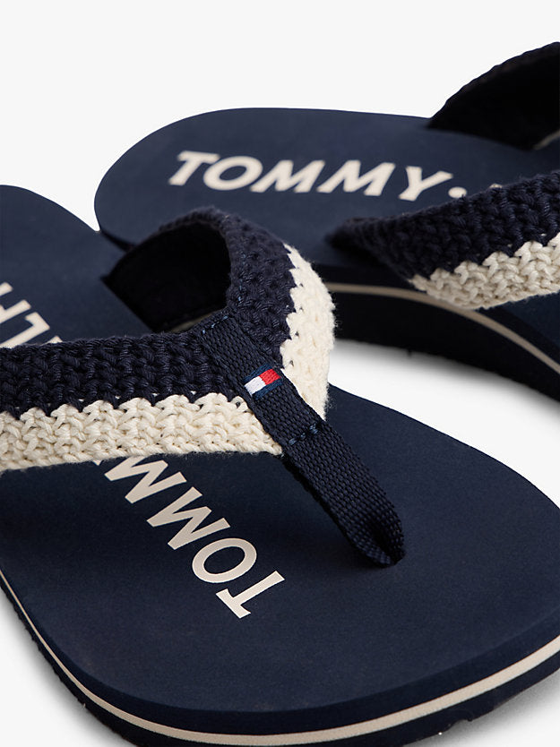 Logo Woven Flip-Flops