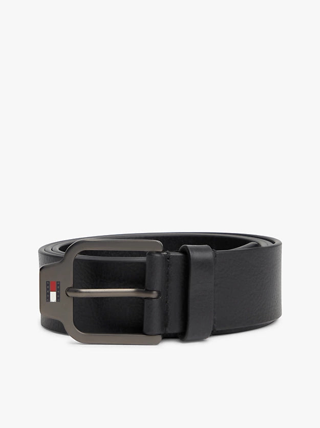 Scanton Logo Textured Leather Belt