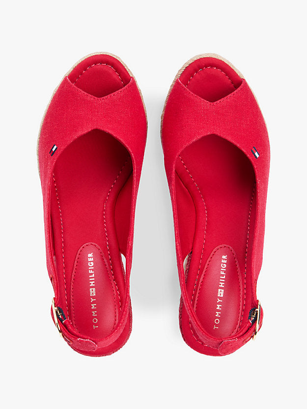 Hemp Slingback Wedge Espadrilles