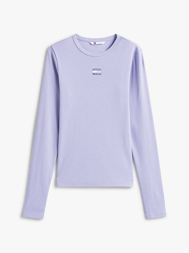 Badge Slim Long Sleeve T-Shirt
