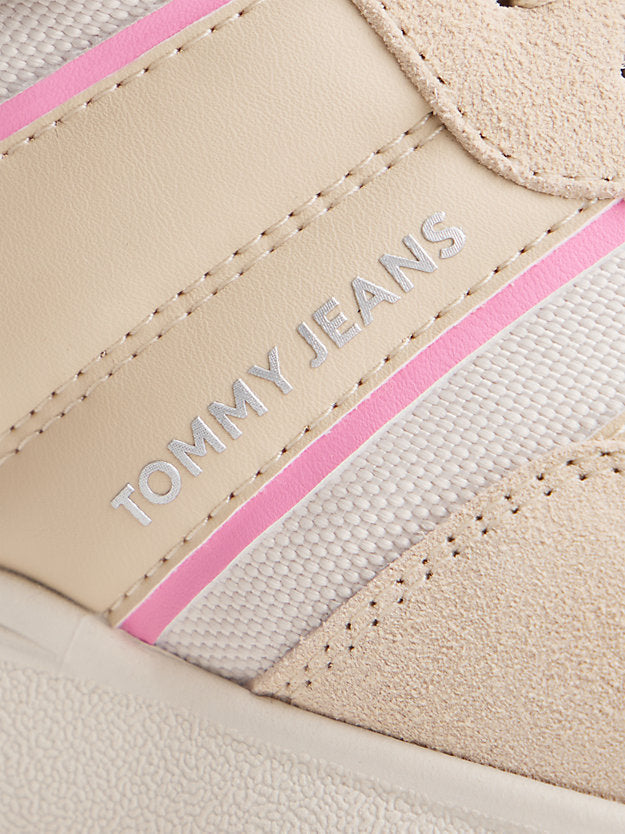 Suede Cleat Mixed Texture Trainers