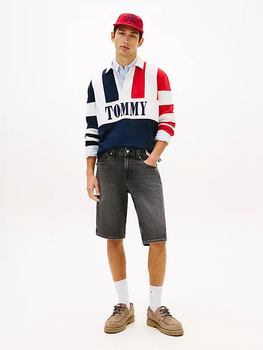 Ronnie Slim Black Denim Shorts