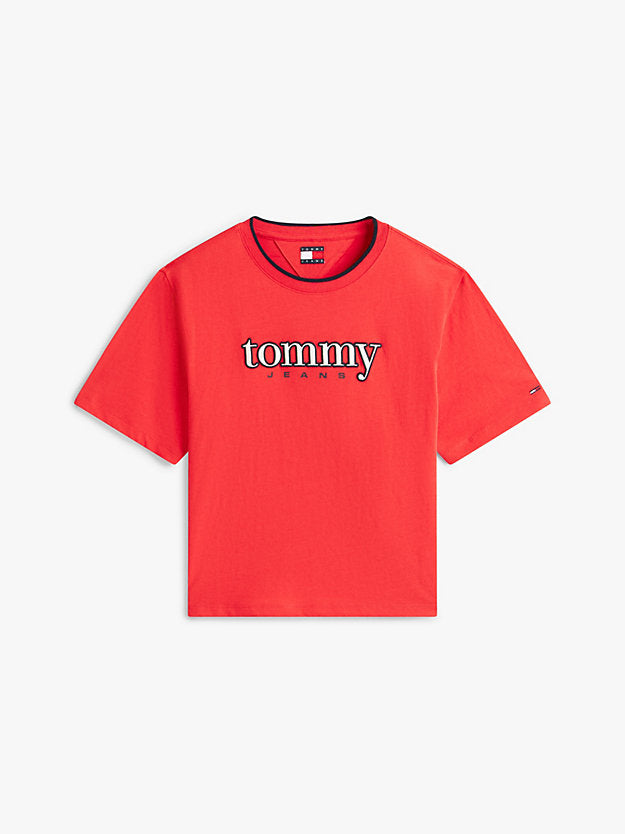 Logo Appliqué Relaxed Boxy T-Shirt