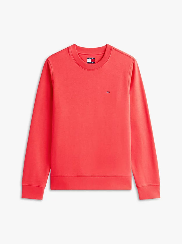 Flag Embroidery Brushed Fleece Sweatshirt