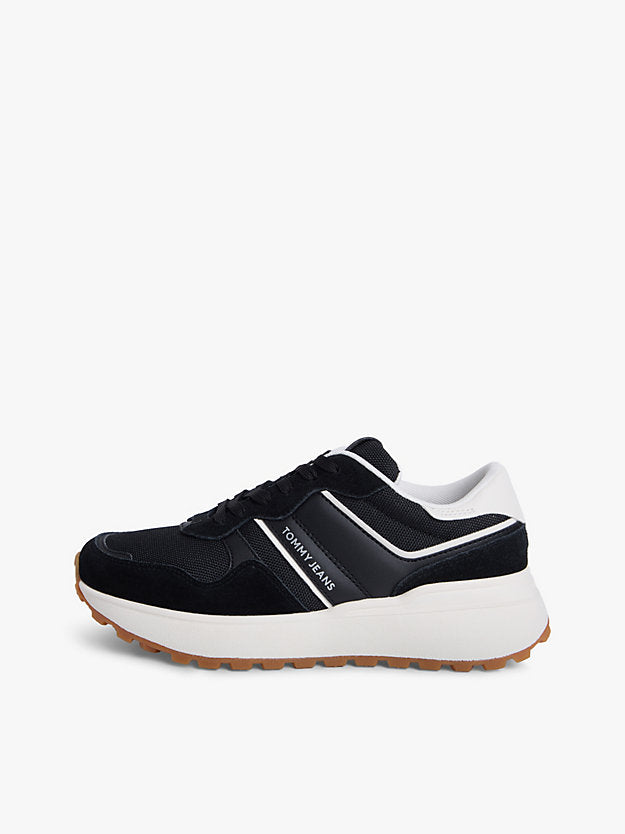Suede Cleat Mixed Texture Trainers