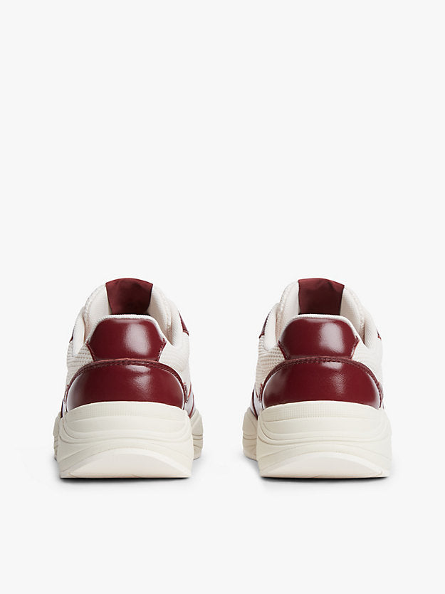 Monogram Mixed Texture Leather Trainers