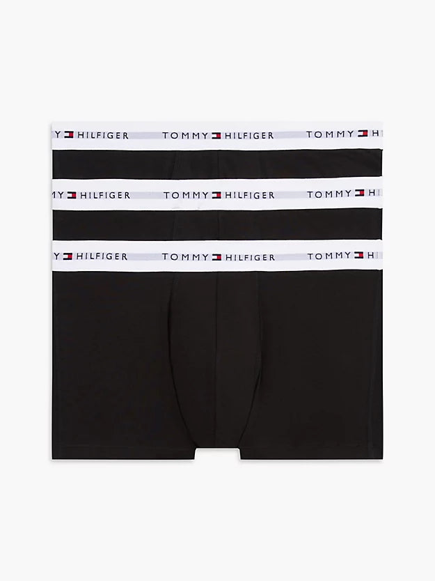 3-Pack Signature Repeat Logo Waistband Trunks