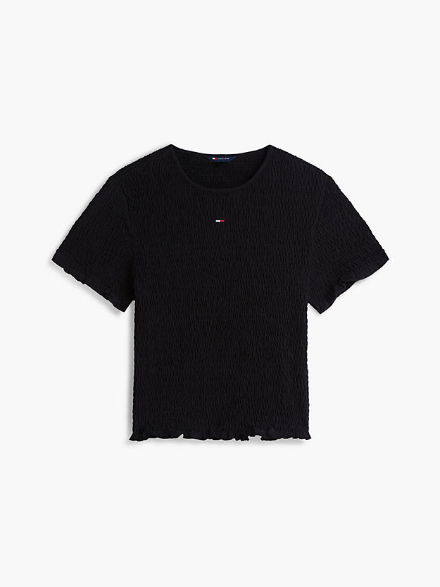 Smock Flag Embroidery Slim T-Shirt
