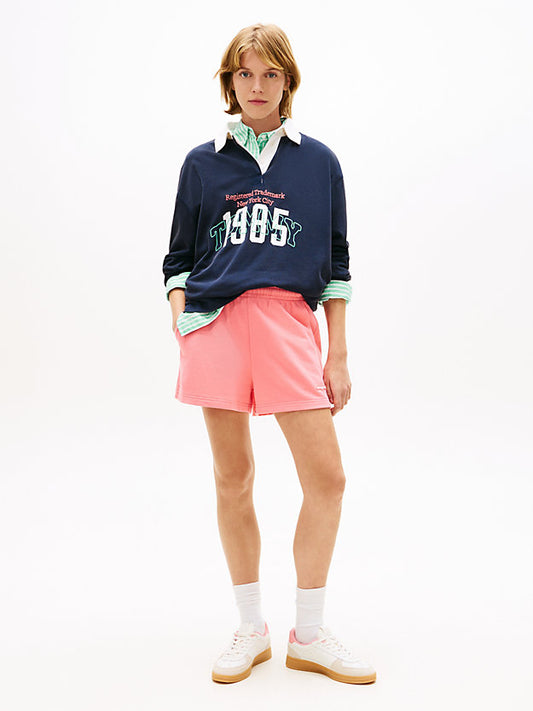 Logo Sueded Terry Relaxed Sweat Shorts