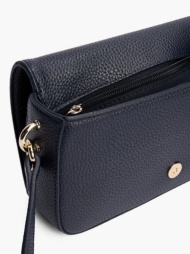 Emblem Flap Crossbody Bag