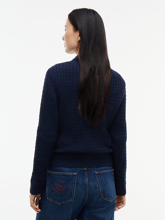 Cable Knit Crew Neck Jumper