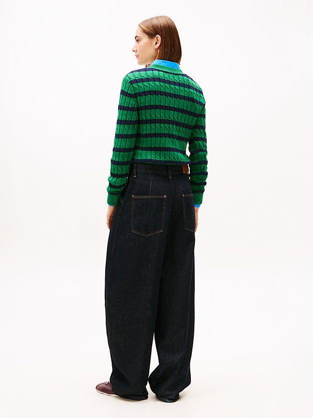 High Rise Loose Balloon Leg Jeans