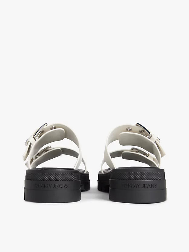 Chunky Cleat Double Buckle Sandals