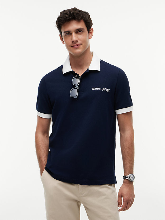 Regular Fit Embroidery Pique Polo Shirt