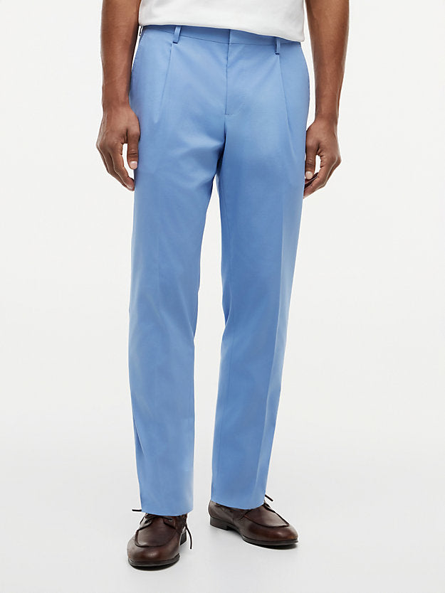 Regular Gabardine Pressed Crease Trousers