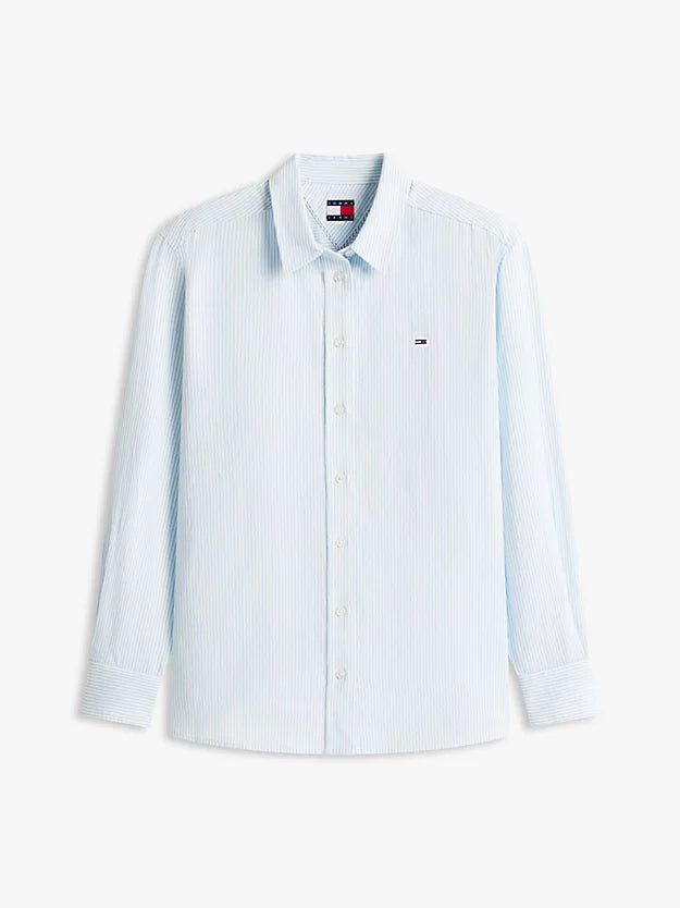 Relaxed Fit Linen Blend Shirt