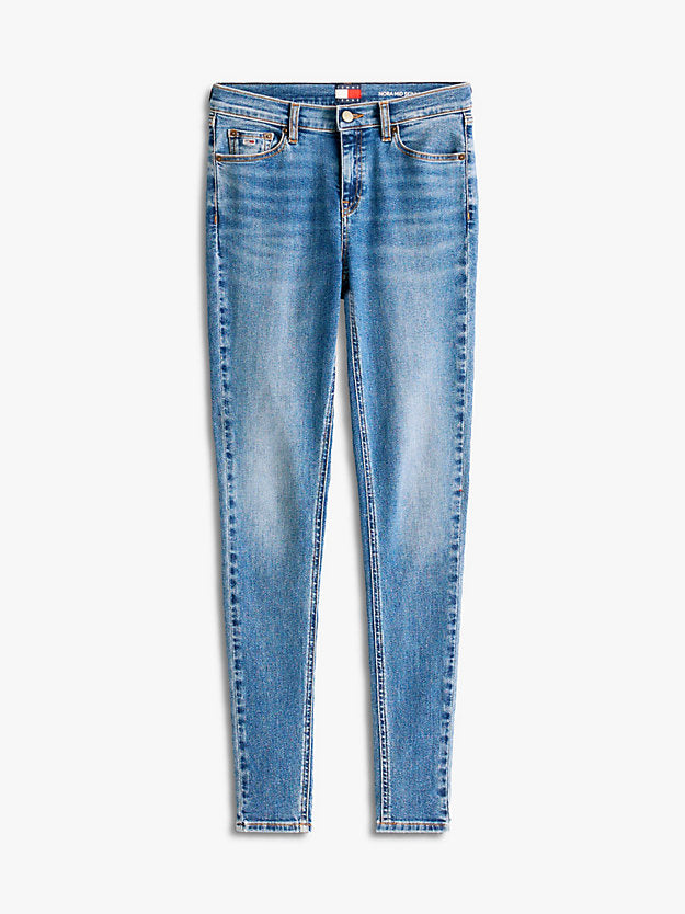 Nora Faded Mid Rise Skinny Jeans