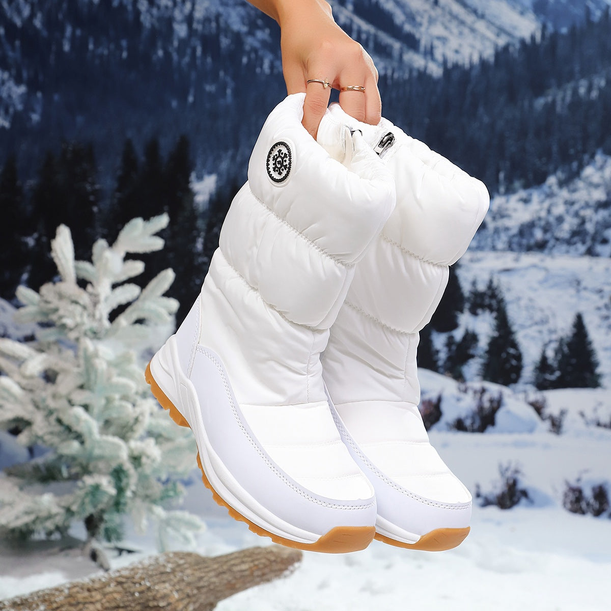 🔥Letzter Tag Promotion 50% RABATT - Damen hochwertige Winter-Schneestiefel (mittelhoch)