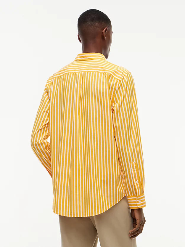 Regular Fit Flex Stripe Poplin Shirt