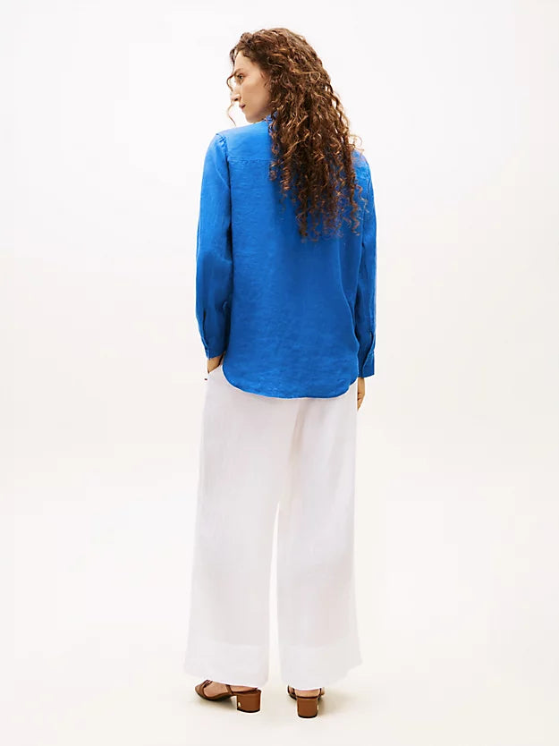 Relaxed Fit Pure Linen Shirt