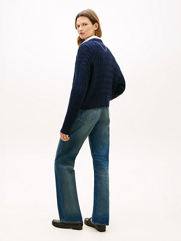 Cable Knit Relaxed Jumper