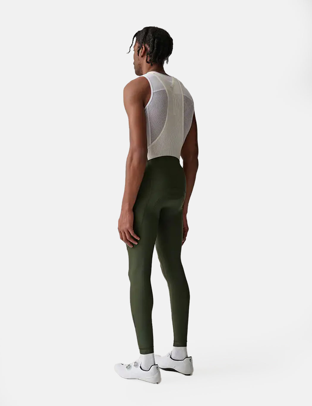 Team Bib Evo Tights - Bronze Green