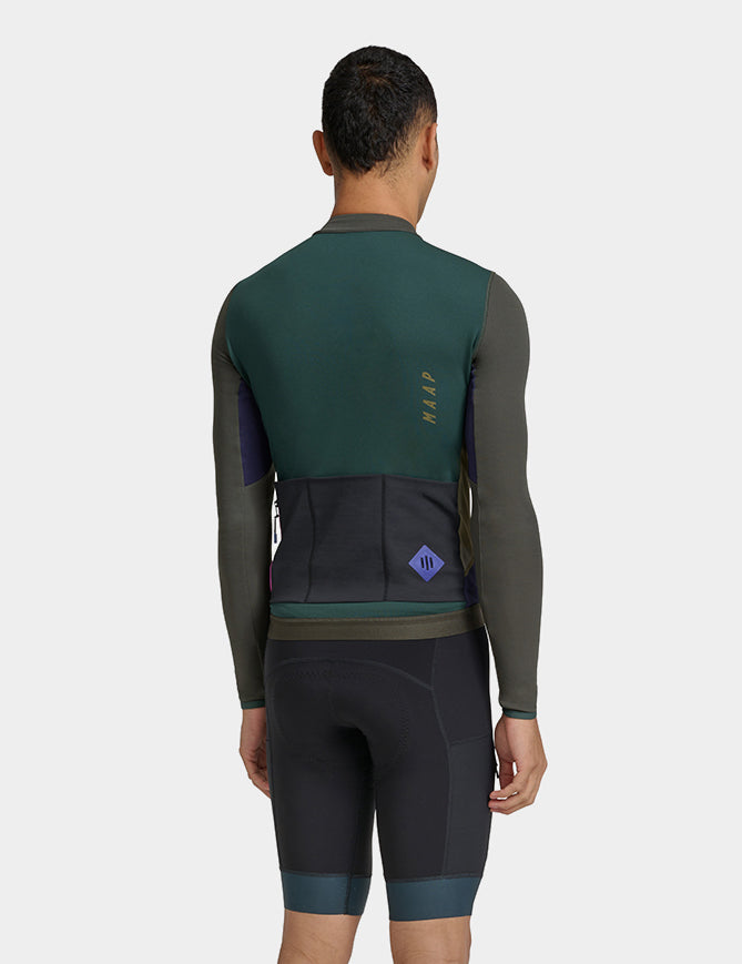 Alt_Road Long Sleeve Jersey - Burnt Olive Green