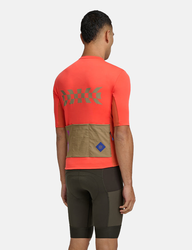 Alt_Road 1/2 Zip Jersey - Mars Red