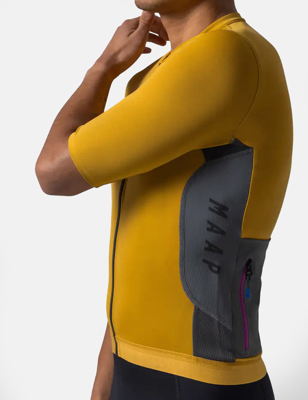 Maillot Alt_Road - Jaune miel