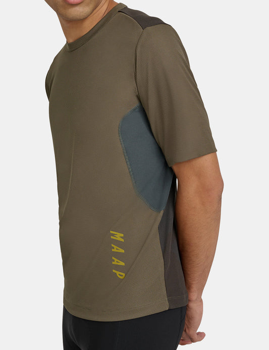 Alt_Road Ride T-Shirt 3.0 - Burnt Olive Green