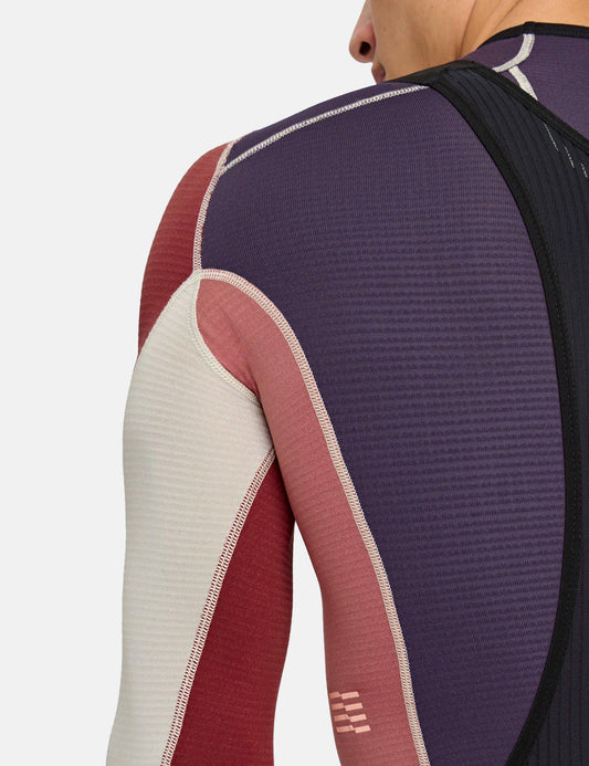 Thermal Base Layer Long Sleeve T-Shirt - Black/Rose/Fog
