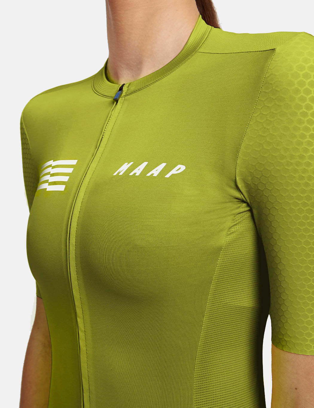 Womens Emblem Pro Hex Jersey - Fern Green