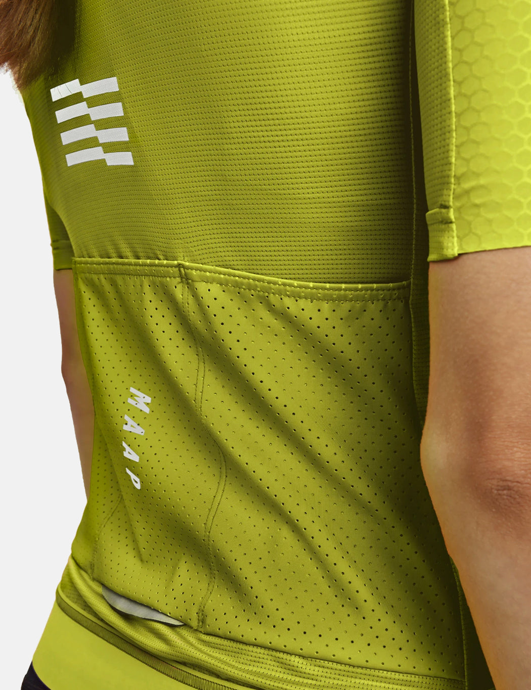 Womens Emblem Pro Hex Jersey - Fern Green