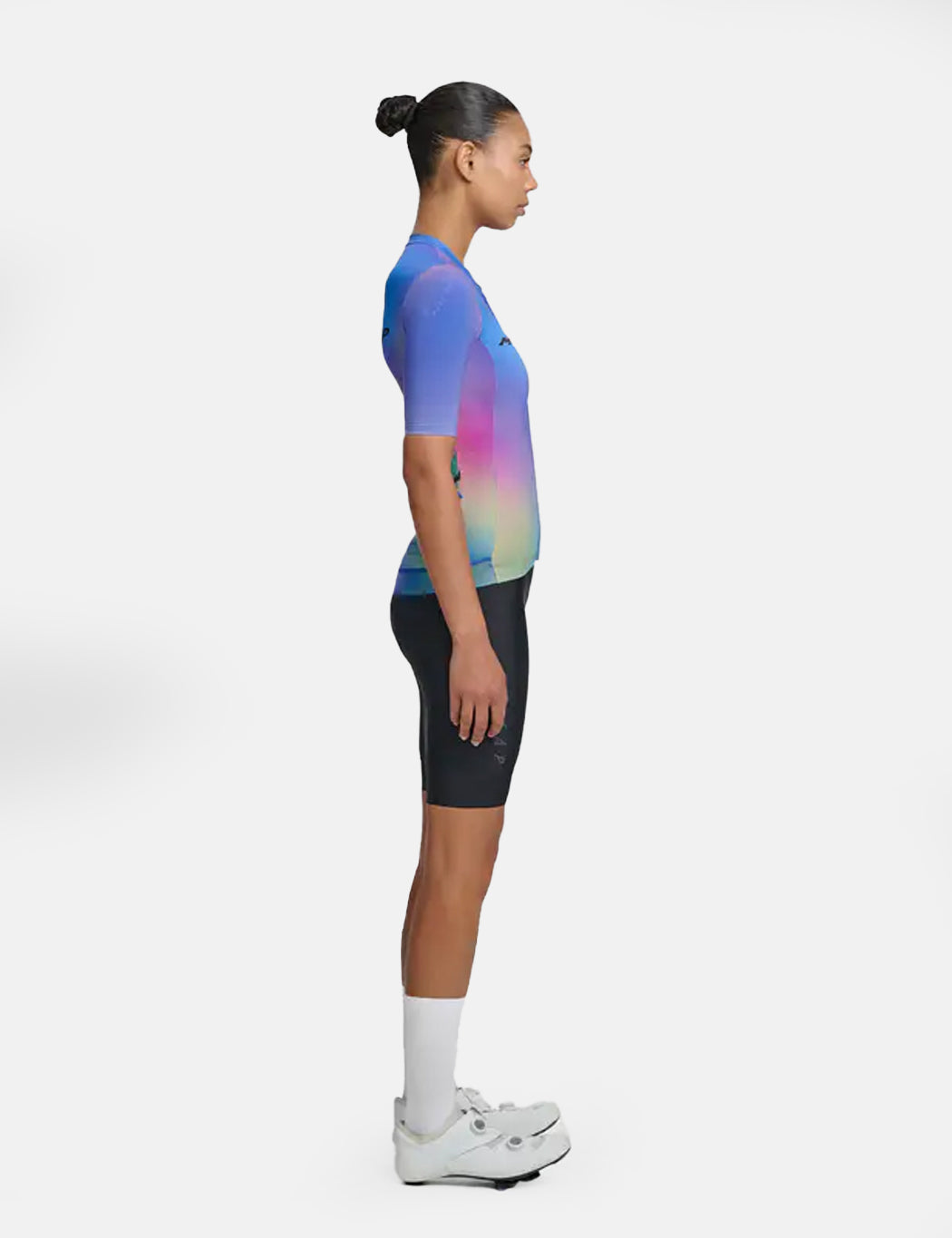 Womens Blurred Out Pro Hex Jersey 2.0 - Blue Mix