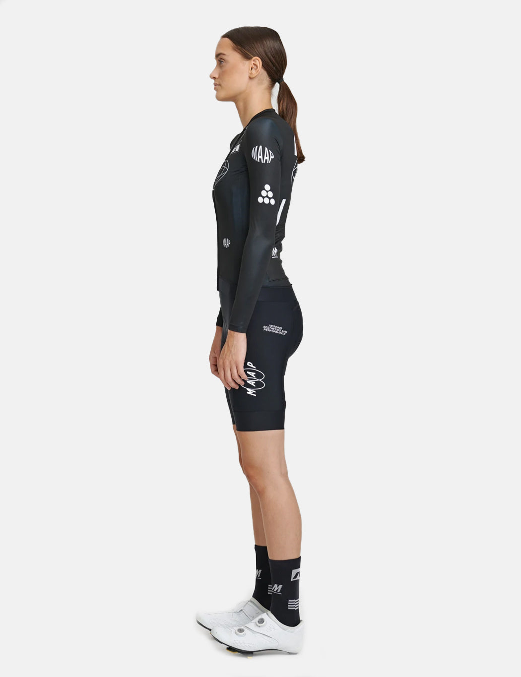 Women's Axis Pro Jersey Long Sleeve - Black