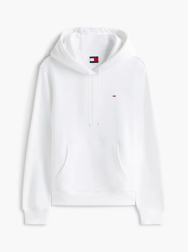 Flag Embroidery Fleece Drawstring Hoody