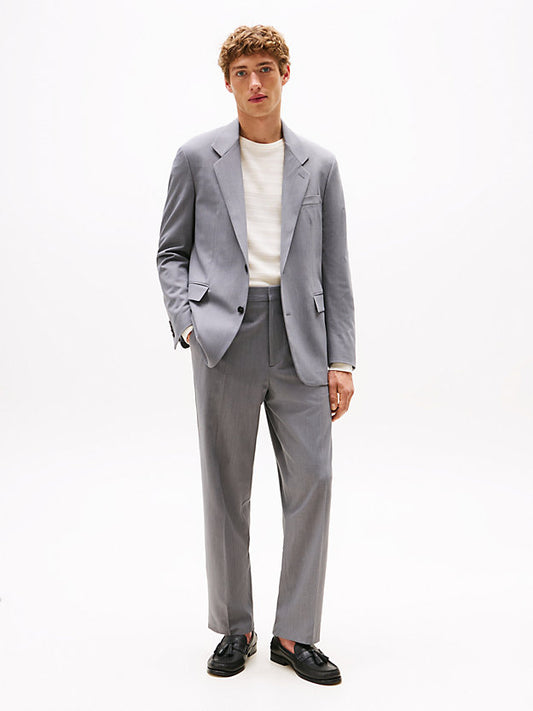 Twill Single Breasted Blazer WiWool