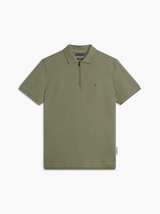Regular Fit Air Dot Zip Polo Shirt