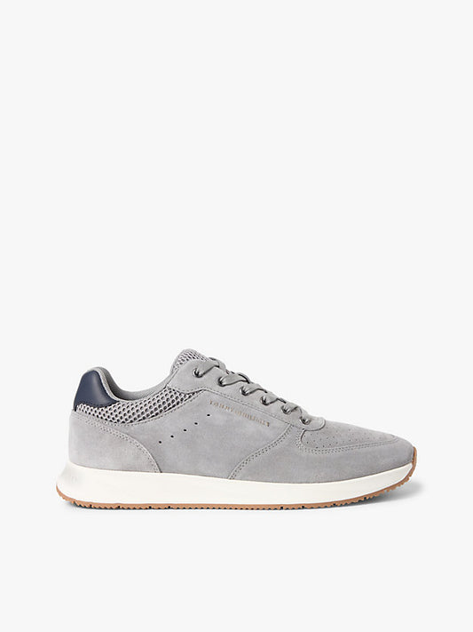 Suede Mixed Texture Fine Cleat Trainers