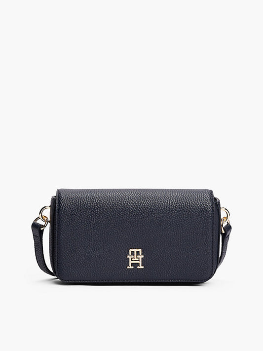 Emblem Flap Crossbody Bag