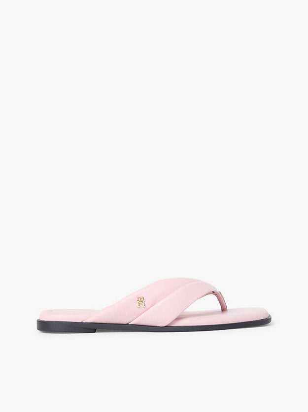 Leather Toe Post Flat Sandals